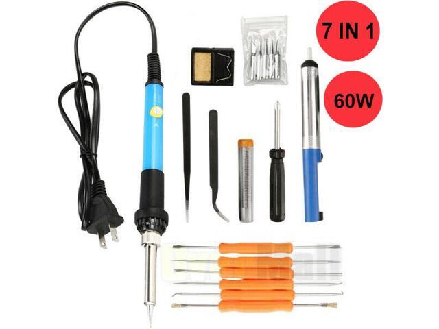 Details about   Soldering Iron Kit 18pc Accessory Set Electrical Welding Tool Gun Solder Station 