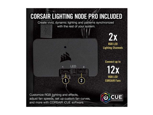CORSAIR Link lighting PRO + lightning node Core RGB (without LED light bar) Controller - Newegg.com