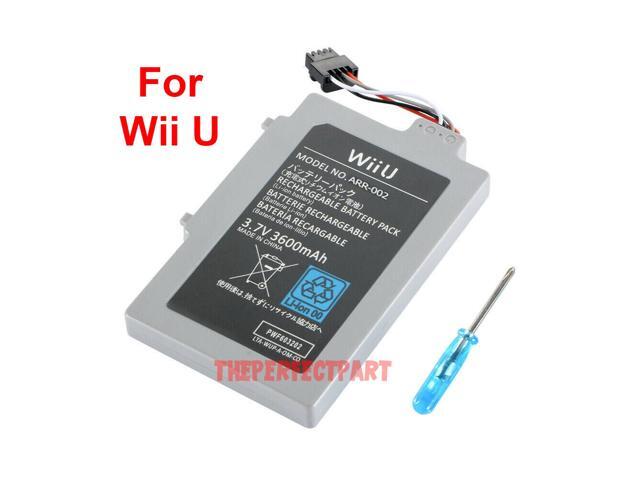 Oem Rechargeable Extended Battery Pack For Wii U Gamepad 3600mah 3 7v Newegg Com