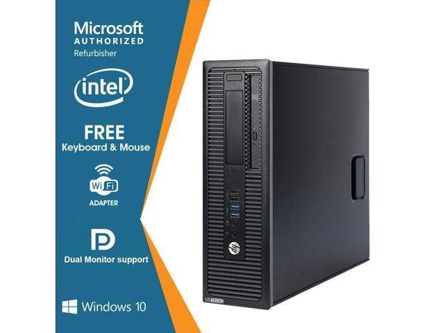 Refurbished Hp Prodesk 600 G1 Sff Desktop Computer Intel Core I5 4570 8gb 1tb Hdd Dvd Windows 10 Home New Free Keyboard Mouse Power Cord Wifi Adapter Newegg Com