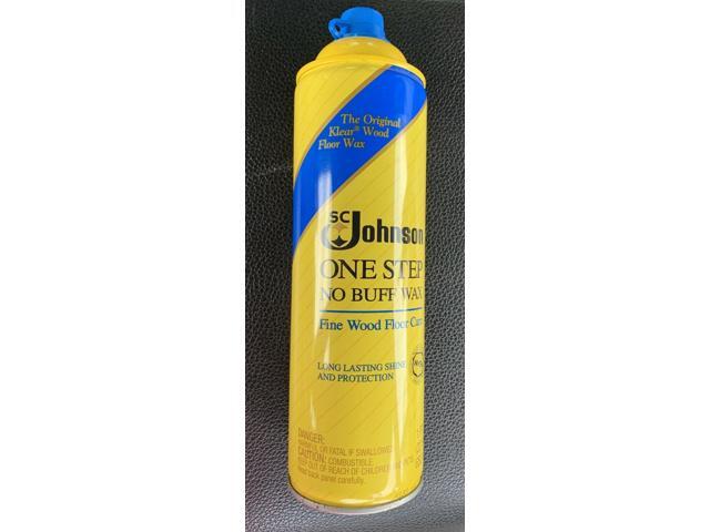 Sc Johnson One Step No Buff Wax Fine Wood Floor Care Spray Can