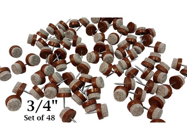 Felt Bottom Nail On Chair Glides Protect Tile Hardwood Floors 3 4