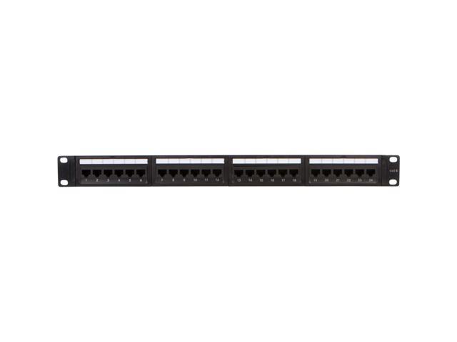 Buyer's Point 24 Port Cat6 RJ45 Patch Panel Rackmount or Wallmount with Punch Down Tool and Cable Management System , Server, Compatible with Cat 3/4/5/5e/6
