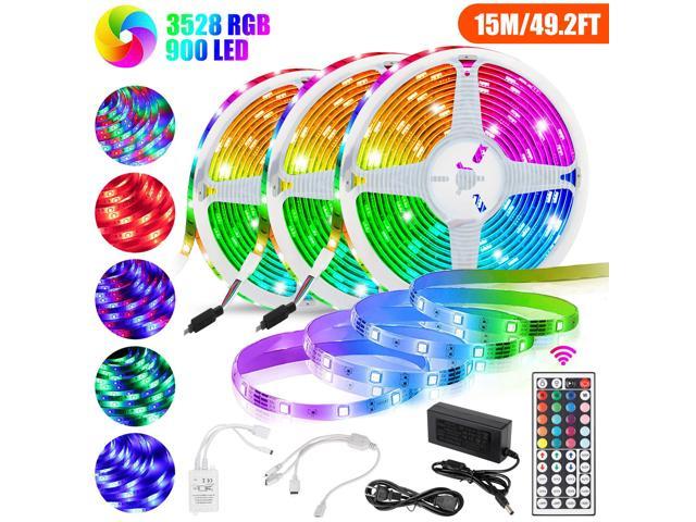 65.6FT Flexible Strip Light RGB LED SMD Fairy Lights Room Party Remote Fast-ship