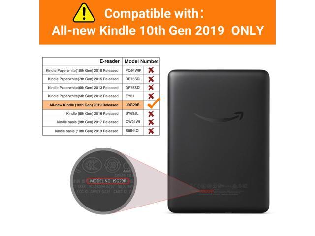 Line Drawings Thinnest Protective Shell Cover with Auto Wake/Sleep Function MoKo Case Fits All-New Kindle 10th Generation 2019 Release
