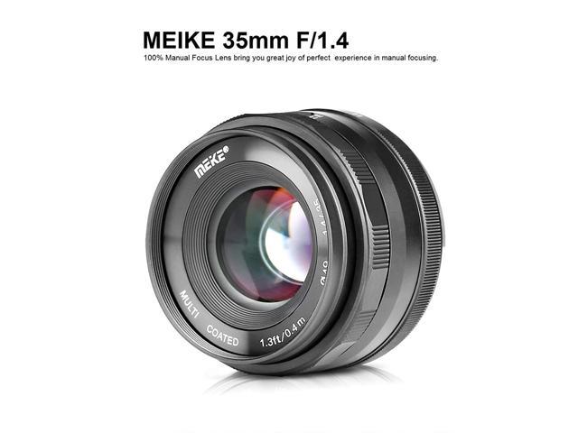 MEIKE 35mm Manual Focus Large Aperture Lens Compatible with Fujifilm Mirrorless Camera Such X-T1 X-T2 X-T3 -