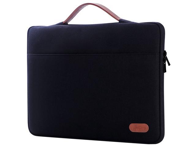 ProCase 14-15.6 Inch Laptop Sleeve Case Protective Bag, Ultrabook Notebook Carrying Case Handbag for MacBook Pro 16" / 15" 15.6" Dell Lenovo HP Asus Acer Samsung Sony Chromebook Computer –Black