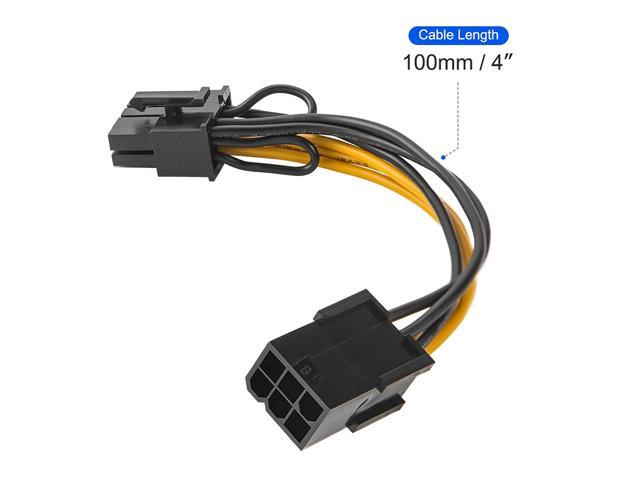 Cablecreation 6 Pin To 8 Pin Pcie Adapter Cable 2 Pack 6 Pin To 8 Pin Pcie Express Power 4163