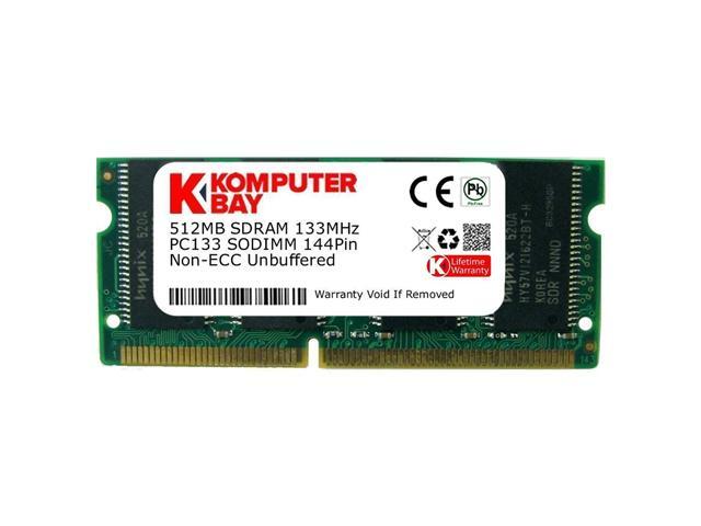 KOMPUTERBAY 512MB SDRAM SODIMM (144 Pin) 133Mhz PC133 RAM for Brother ...