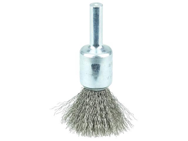 7-1/2 X 1/2 Block Size 3 X 7 No Plastic Block Of Rows Small Hand Scratch Brush Weiler 0.006 Wire Size 302 Stainless Steel Bristles