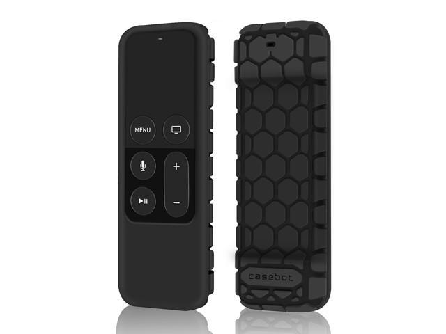 Blue Lightweight Fintie Protective Case for Apple TV 4K 5th Honey Comb Series Anti Slip Shock Proof Silicone Cover for Apple TV Siri Remote Controller CaseBot 4th Gen Remote 