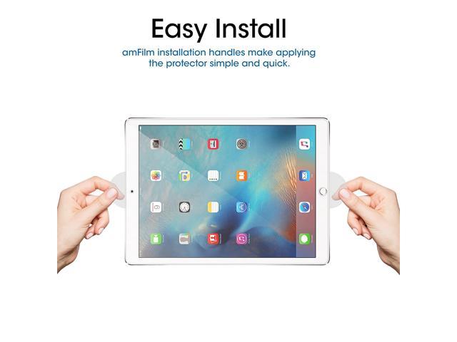 Amfilm Glass Screen Protector For Ipad Pro 12.9 2015, 2017 Tempered Glass 