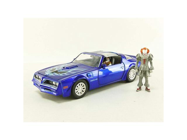 1 24 Red Die-Cast Vehicle with 2.75 Die-Cast Figure Jada Toys Hollywood Rides It Chapter Two Pennywise & Henry Bowers Pontiac Firebird 