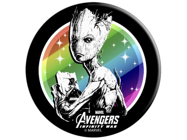 Marvel Infinity War Teenage Groot Rainbow PopSockets Grip and Stand for ...