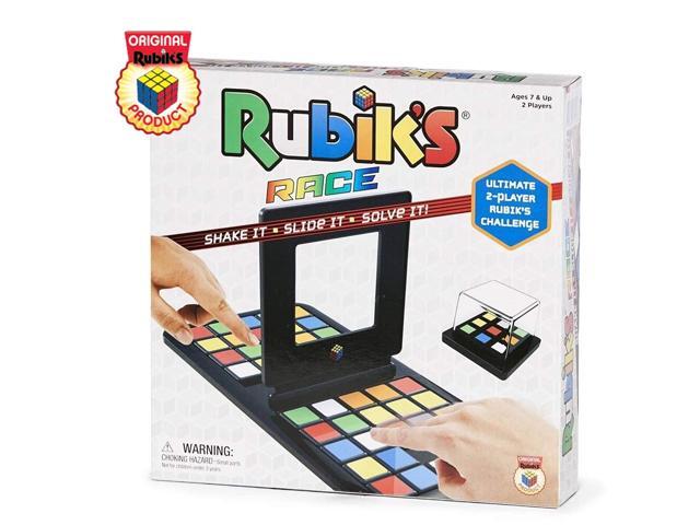 Rubiks Race Game, Head To Head Fast Paced Square Shifting Board Game Based On The Rubiks Cubeboard, for Family, Adults and Kids Ages 7 and Up