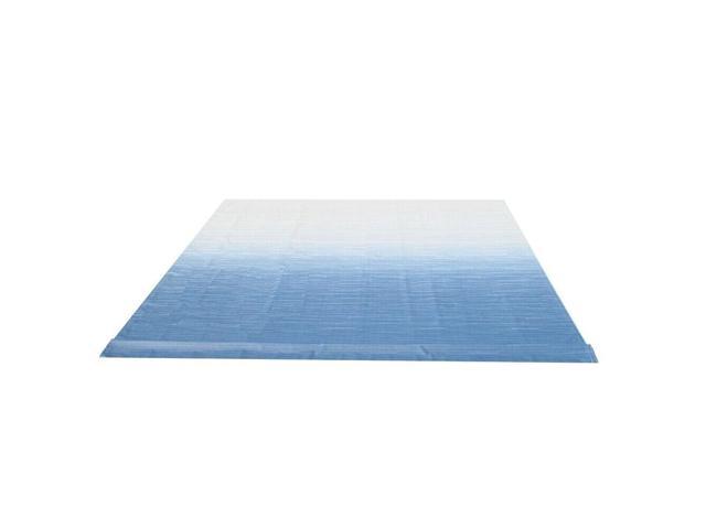 ALEKO Vinyl RV Awning Fabric Replacement 15X8 ft Ocean Blue Fade Color 