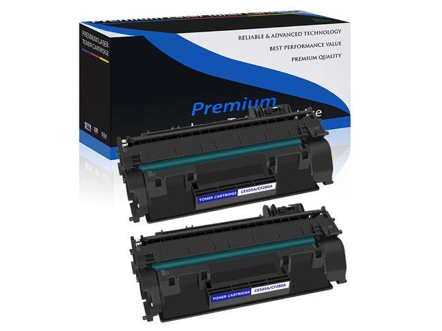 2 Pack Cf280a 80a Black Toner Cartridge For Hp Laserjet Pro 400 M401dne M401dw Newegg Com