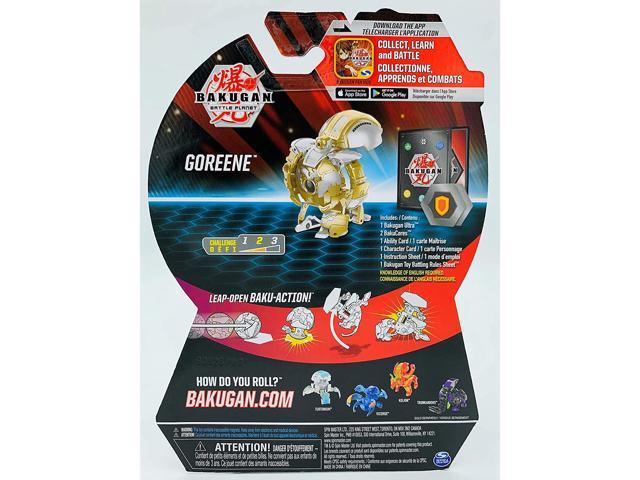 Bakugan Ultra Aurelus Goreene Wave 7 for Ages 6 and Up, 3-inch Tall Collectible Transforming Creature 