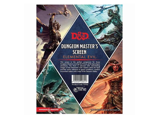 Dungeons & Dragons - "Princes of the Apocalypse" DM Screen