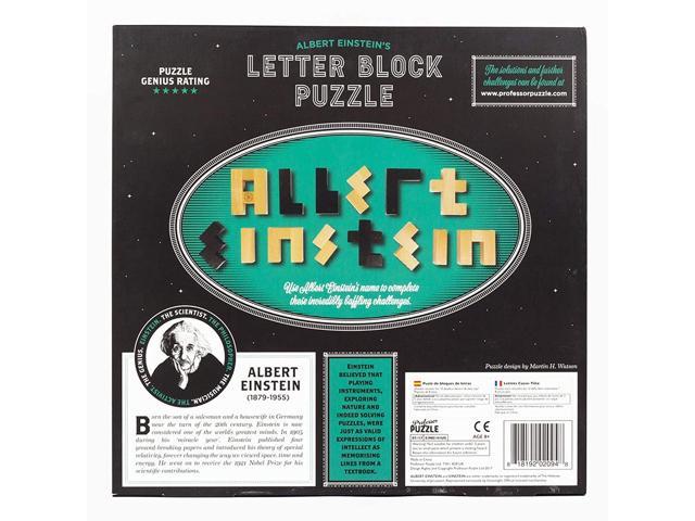 The Einstein Collection Letter Blocks - 3D Brain Teaser Puzzles