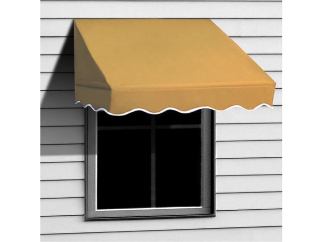 ALEKO Window Retractable Awning Door Canopy 6x2ft Sun Rain Shade Shelter Blue 