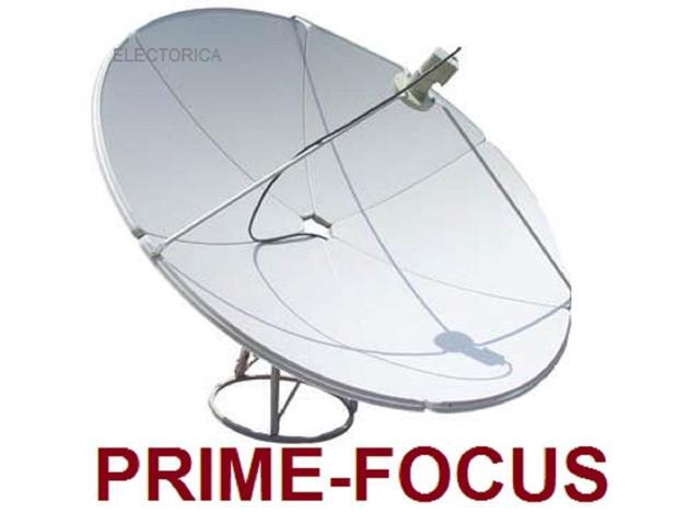 1 65 M Prime Focus Satellite C Ku Band Dish Antenna 165 Cm With Pole Fta Newegg Com
