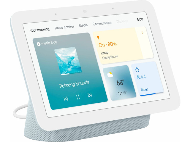 Googlehub Google - Nest Hub (2nd Gen) Smart Display - Mist - Newegg.com