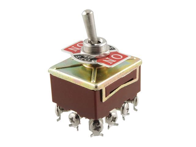 New 1x AC 250V 15A Screw Terminals ON/ON 2 Position SPDT Toggle Switch 