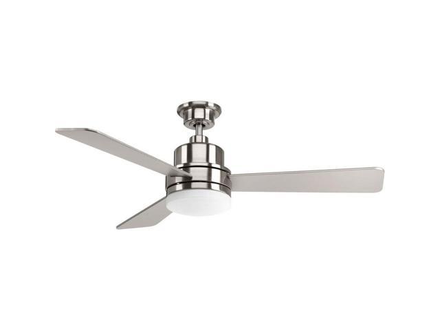 Progress Lighting P2556 0930k Trevina Indoor Ceiling Fan Brushed Nickel Newegg Com