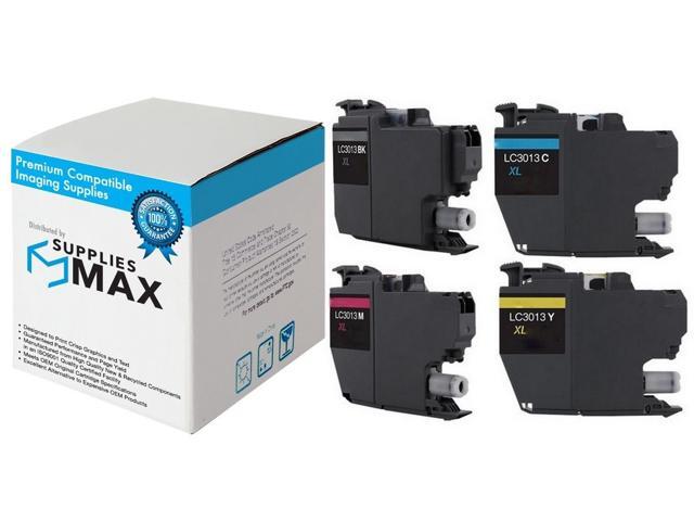 C//M//Y SuppliesMAX Compatible Replacement for Brother DCP-J572//J772//J774//MFC-J491//J497//J690//J890//J895DW High Yield Inkjet Combo Pack LC-3013XLCMY
