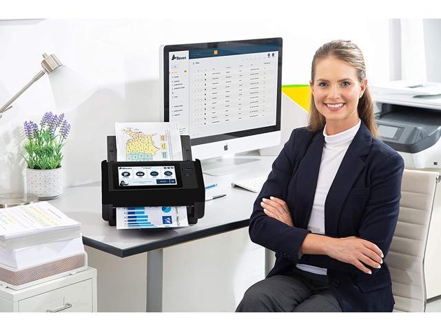 Raven Pro Document Scanner Huge LCD Touchscreen, High Speed Color Duplex  Feeder (ADF), Wireless Scan to Cloud, WiFi, Ethernet, USB, Home or Office 