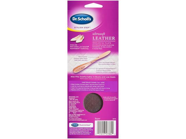 dr scholl's ultrasoft leather
