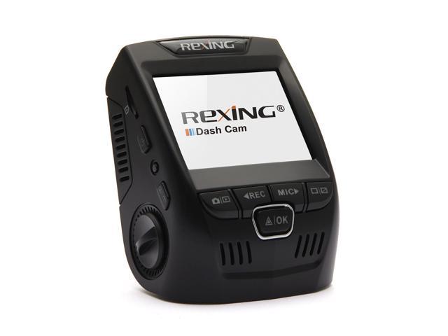 Rexing V1 2.4" LCD FHD 1080p 170° Wide Angle Dashboard Camera Recorder Car Dash Cam with G-Sensor, WDR, Loop Recording