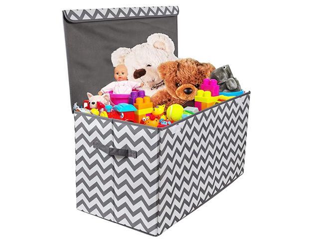 Toy Storage Organizer Chest For Kids Amp Living Room Nursery Playroom Closet Etc Extra Large Collapsible Toy Storage Organizer Chest For Kids, Extra Large Dog Toy Storage Bin