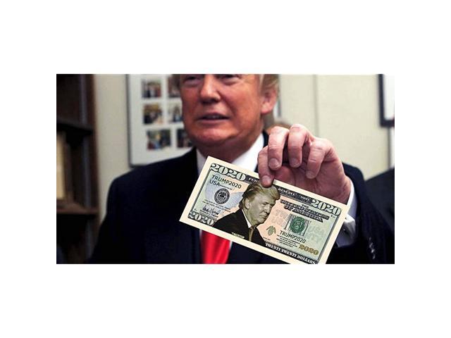 Details about   Donald Trump 2020 Re-Election Money Pack of 50 Presidential Dollar Bill 