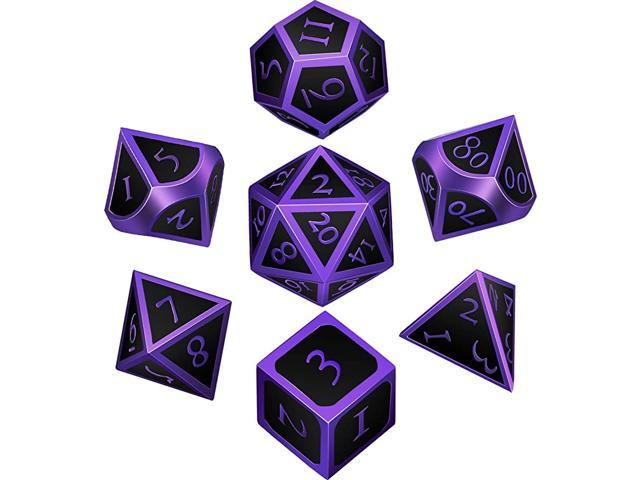 Durable Dice 1 Set For Dungeons&Dragons Game Set Portable 7 Polyhedral Kit 