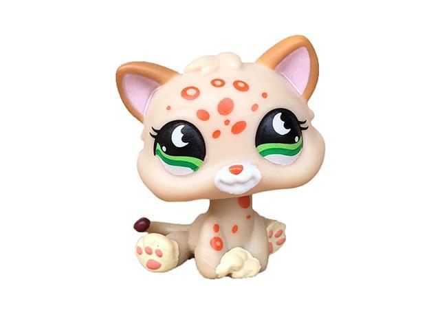 LPS Littlest Pet Shop 852 Girl toys Kitty Tan Brown Spotted Short Hair Cat