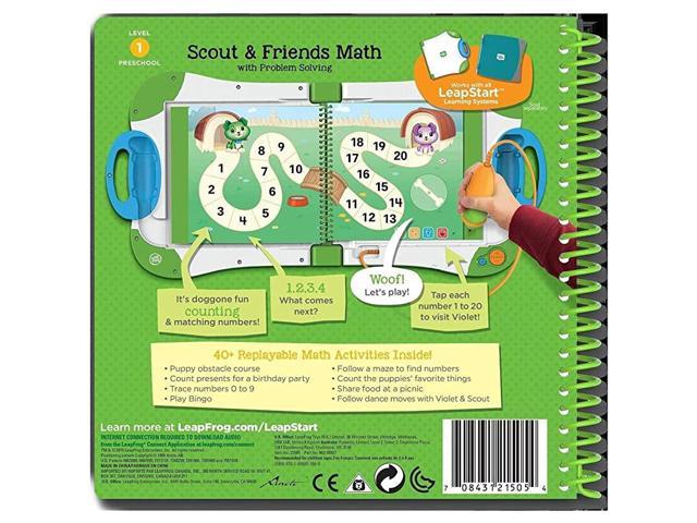 Leap Frog Leap Start Scout & Friends Math Level 1 Pre School 40 Activities 
