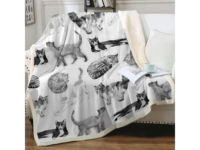 cat themed blanket