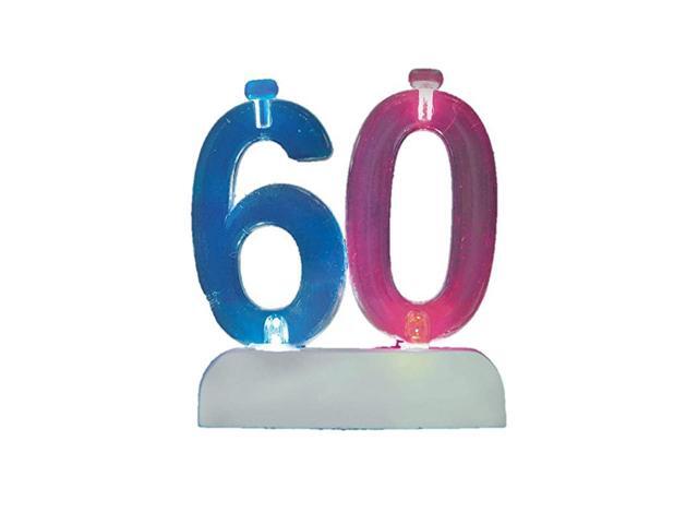 Number 60 Cake Topper amp Birthday Candle Set 5pc