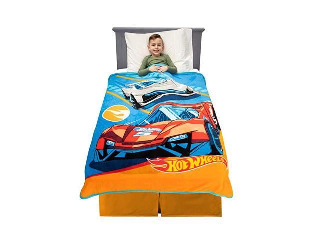 Details about   Hot Wheels Blanket Throw Plush 46" x 60" Cars Racing Speedster 