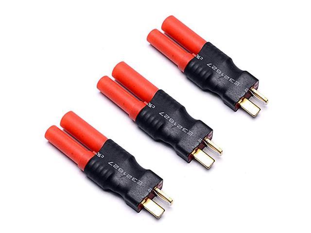 Male Deans to Female HXT 4.0 mm Connector Adapter Brushless Lipo Zippy 4mm 4.0mm 