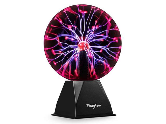 Plasma Ball 8 Inch Touch amp Sound Sensitive Plasma Lamp Nebula Sphere ...