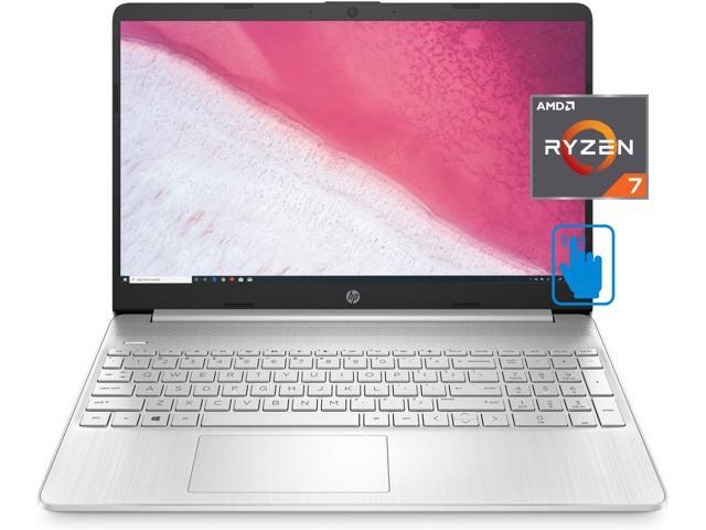 HP 15-ef FHD Home and Business Laptop (AMD Ryzen 7 4700U 8-Core, 64GB RAM, 4TB PCIe SSD, 15.6" Touch Full HD (1920x1080), AMD Radeon, Wifi, Bluetooth, Webcam, 2xUSB 3.1, 1xHDMI, SD Card, Win 10 Pro)
