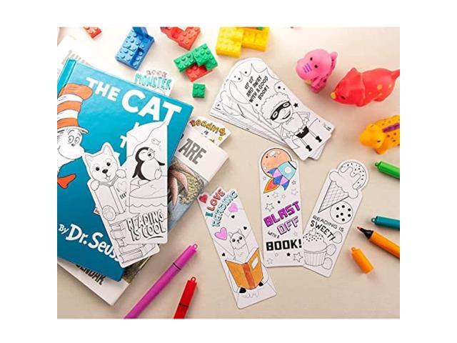 Printable Color Your Own Tween/Teen Bookmarks. Instant Digital Download. 4  DIY Coloring Bookmarks- Boba, Cactus, Rainbow, and Peace