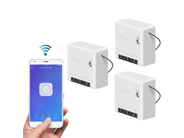 3pcs Sonoff Mini Two Way Smart Switch 10a Ac100
