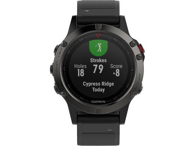 fenix 5 slate grey with black band