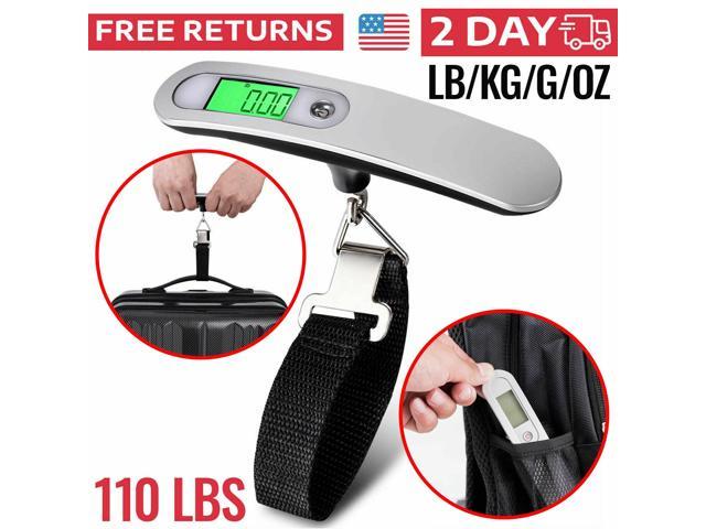 Travel LCD Digital Hanging Luggage Scale Electronic Weight 110lb 50kg 