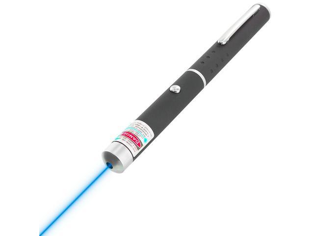 New Strong 5MW Blue Laser Pointer Pen Visible Beam Light Lazer For Pet & Work 