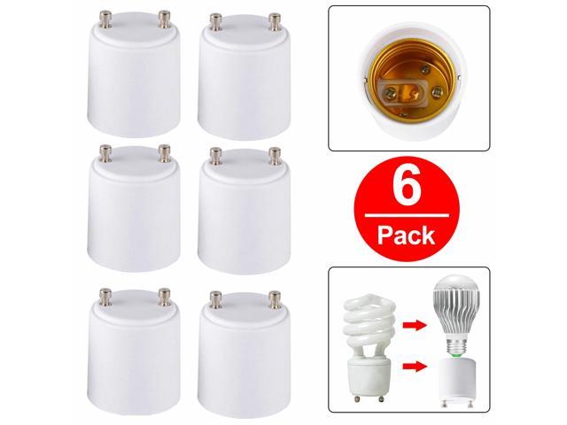 LED Lamp Adapter GU24 To E26/E27 Bulb Holder Socket Converter 